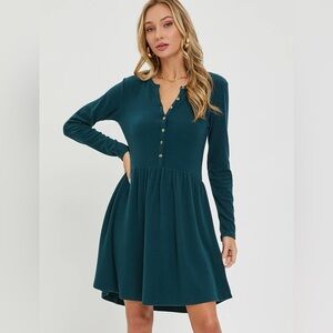 NWOT | Sweet Lovely By Jen Long Sleeve Dress